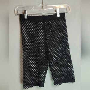 Black Fishnet Shorts
